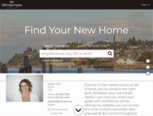 Tablet Screenshot of kyleehillhomes.com